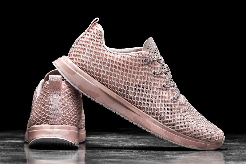 Pink Nobull Mesh Runner Men's Running Shoes | CA I1160L